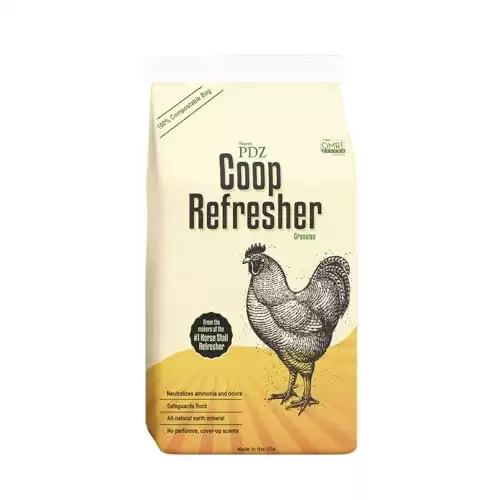 Sweet PDZ - Coop Refresher - Zeolite Odor Eliminator - Essential Chicken Coop Accessory - 10 lbs